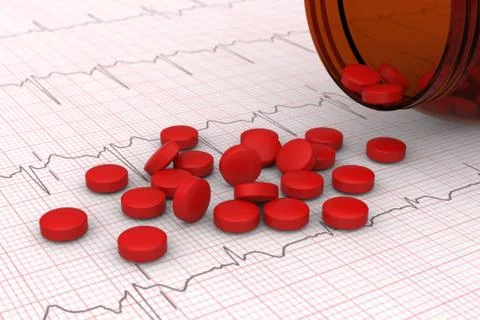 Red pills Stock Illustration