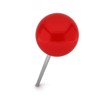 Red pin Stock Illustration