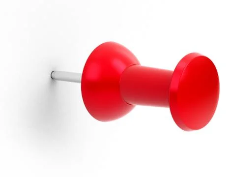 The red pin Stock Illustration