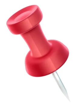 Red pin Stock Photos
