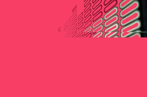 Red pink graphic background with rectangular luminous pixels red with yellow 스톡 사진