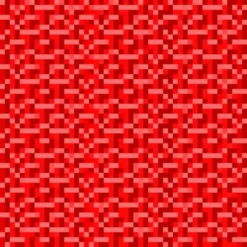 Red pixel pattern background, pixilated red for technology backdrop, digita.. Stock Illustration