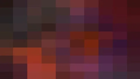 Red Pixelated abstract background in motion. 3D design. Stock Footage 195469230