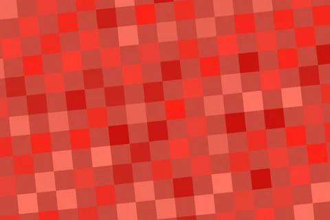 Red pixelated pattern background with mosaic squares Illustrazione stock