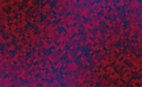 Red pixels Ilustração Stock