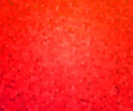 Red pixels mosaic texture Illustrazione stock