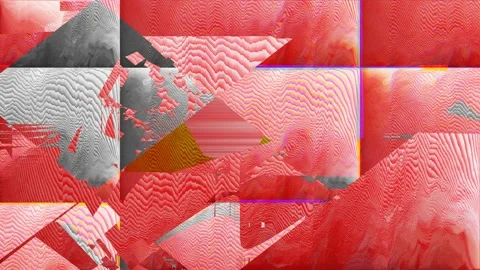 Red pixels screen destruction backgrounds Stock Footage 130650399