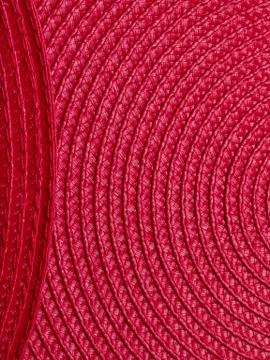 Red place mats Stock Photos