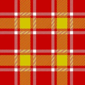 Red plaid pattern Stock Illustration