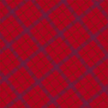 Red Plaid Tartan Pattern Seamless Background For Holiday Christmas Textile .. Stock Illustration