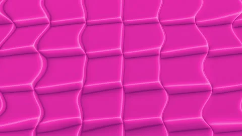 A red plane of cubes melds into a solid flat plane Stock Footage 221393664