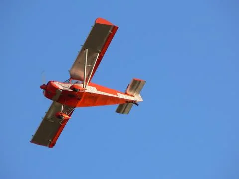 Red plane 스톡 사진