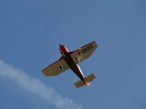 Red plane Foto stock