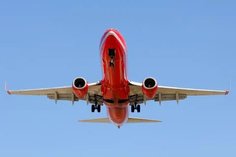 Red plane Stock Photos