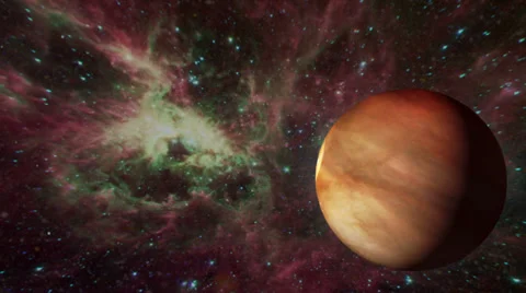 Red Planet Arrival Deep Space Nebula Warp Stock Footage 22904860