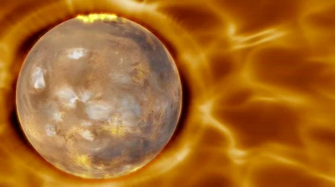 Red planet Video stock 353099