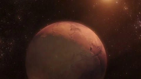 Red planet 스톡 동영상 61214545