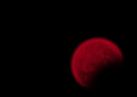 Red planet Stock Illustration