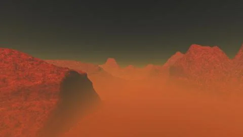 Red Planet Illustrazione stock