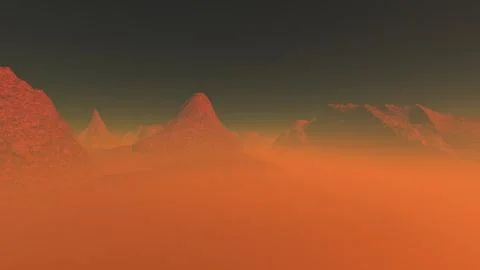 Red Planet Illustrazione stock