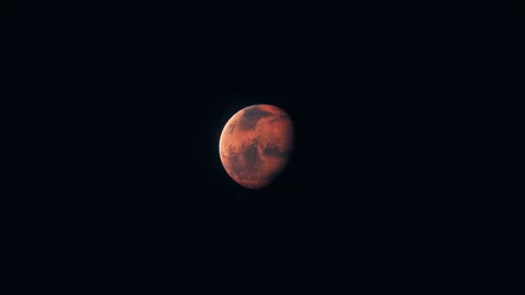 Red planet Mars from a distance Stock-Footage 240433443