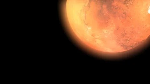 Red planet mars Stock Illustration