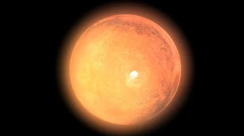 Red planet mars Stock Illustration