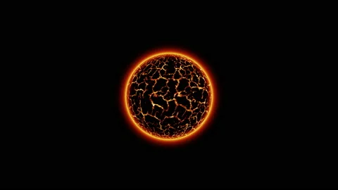 Red planet or Red Dwarf star animation Stock Footage 201676000