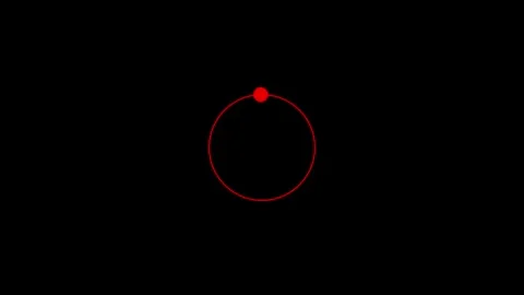 Red Planet Orbit Animation Space Icon Stock Footage 333154158