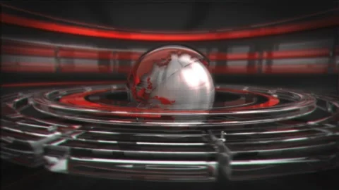 Red Planet Tech Background 8 Stock Footage 236695784