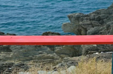 Red plank Stock Photos