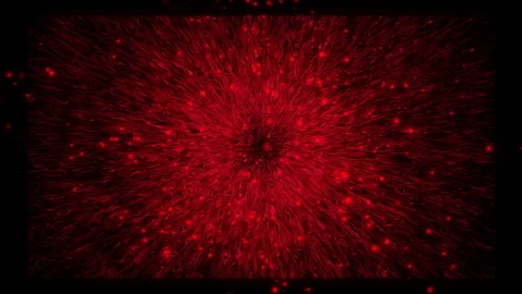 Red Plasma Burst Energy Background Vídeos de archivo 336670185