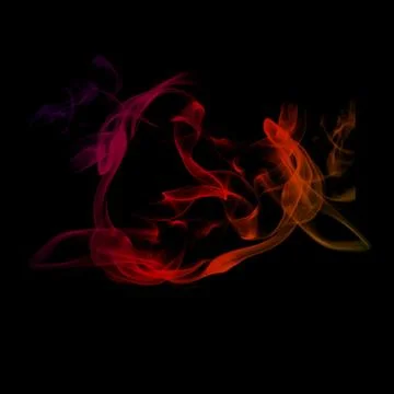Red plasma clasp smoke effect, smoke or fire glow, visual effect layer over.. Foto stock