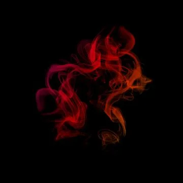 Red plasma clasp smoke effect, smoke or fire glow, visual effect layer over.. Stock Photos