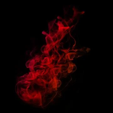 Red plasma clasp smoke effect, smoke or fire glow, visual effect layer over.. Foto stock