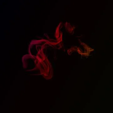 Red plasma clasp smoke effect, smoke or fire glow, visual effect layer over.. Stock Photos