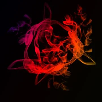 Red plasma clasp smoke effect, smoke or fire glow, visual effect layer over.. Stock Photos
