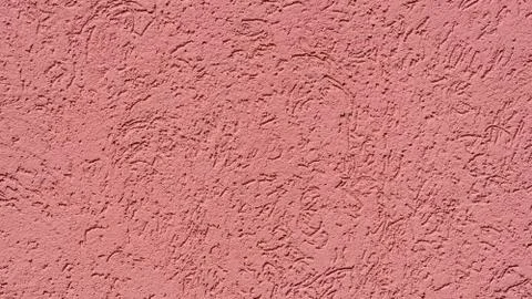 Red plastered wall Stock Photos