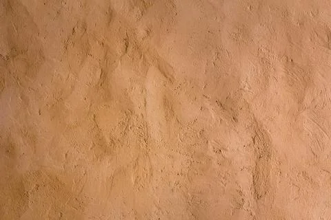 Red plastered wall Stock Photos