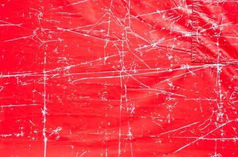 Red plastic background Stock Photos