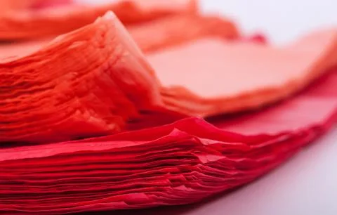 Red plastic bag Stock Photos