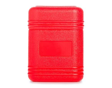 Red plastic box container Stock Photos