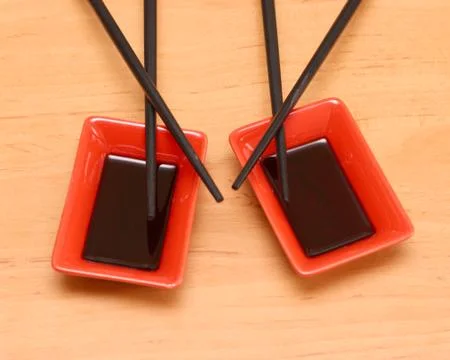 Red plate Stock Photos