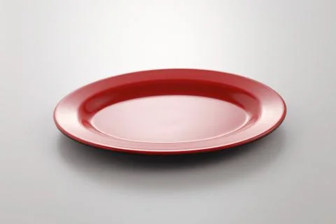 Red plate Stock Photos