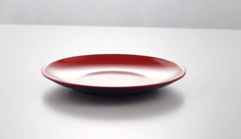 Red plate Stock Photos