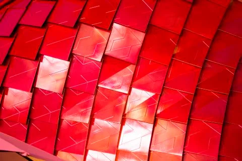 Red plates that are textures Stock-Fotos