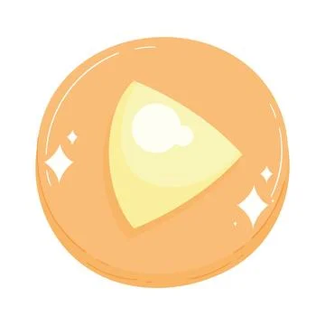 Red play button Stock Illustration