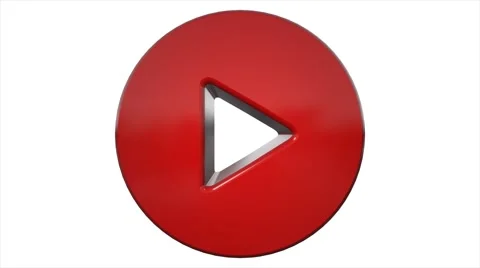 Motion Made Royalty Free  logo Play icon red flickering