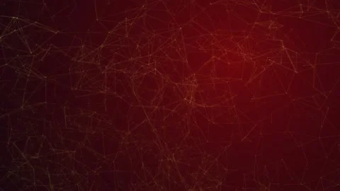 Red Plexus Background with Animated Lines. Abstract Background Stock Footage 148420240