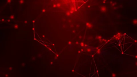 Red plexus background Video stock 72283450